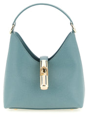 Furla Blue Calfskin Handbag