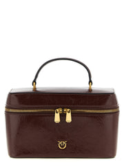 PINKO Brown Calfskin Handbag