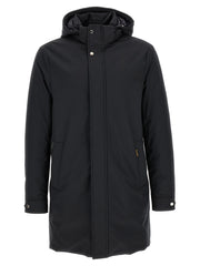 MooRER Blue Wool Parka