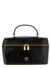 PINKO Black Calfskin Handbag