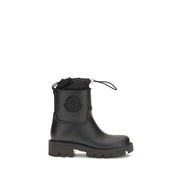 Moncler Black Pvc Rain Boots