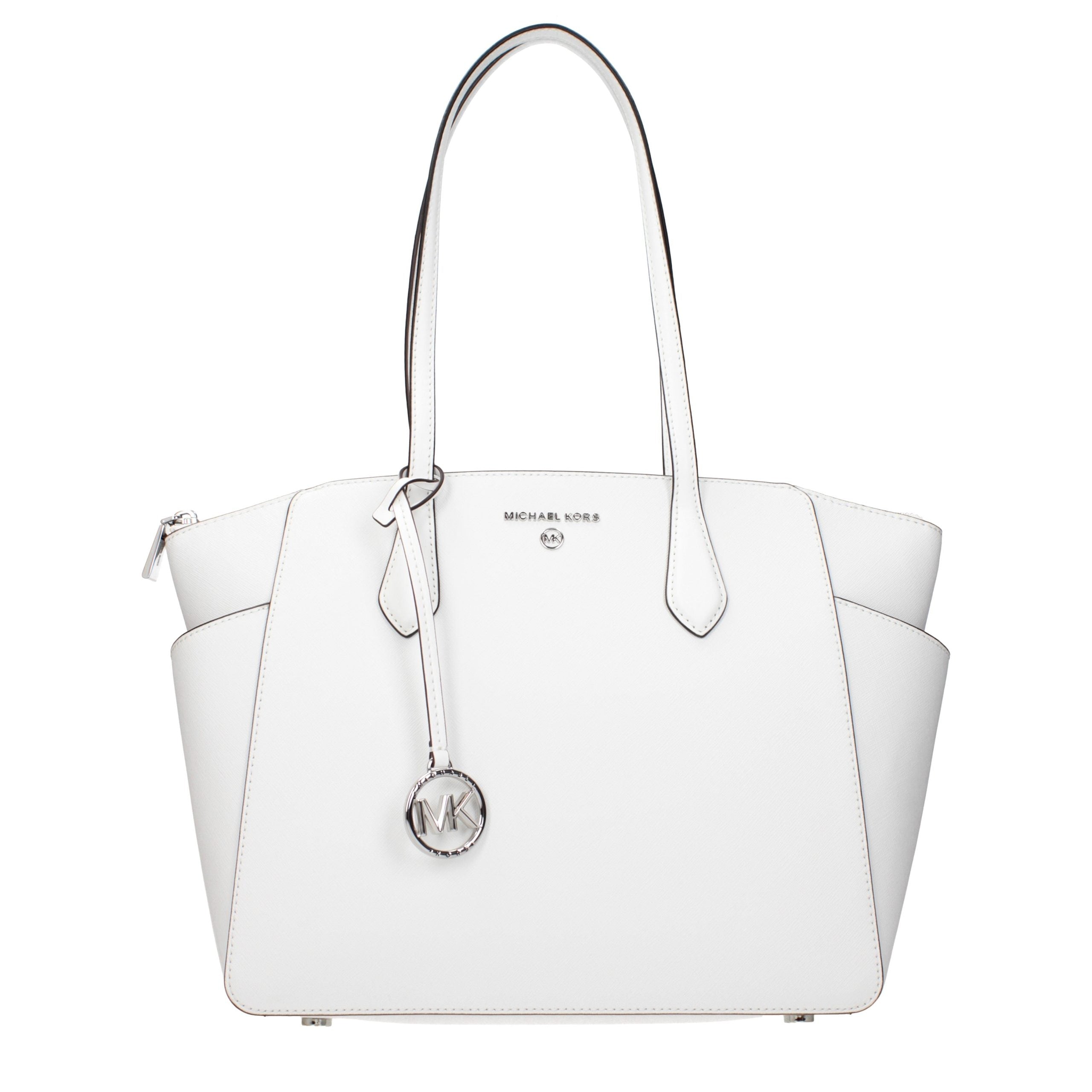 Michael Kors White Leather Shoulder Bag for Women