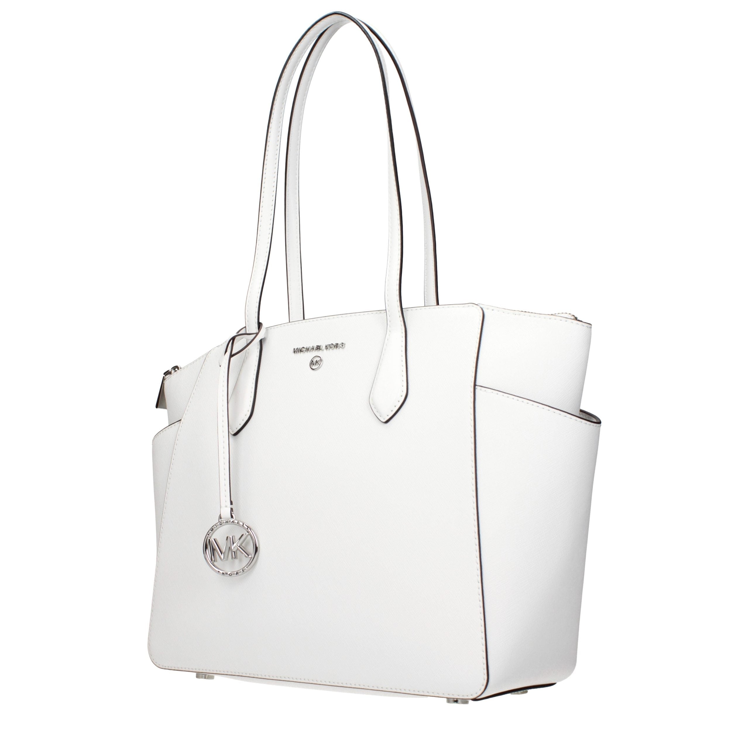 Michael Kors White Leather Shoulder Bag for Women