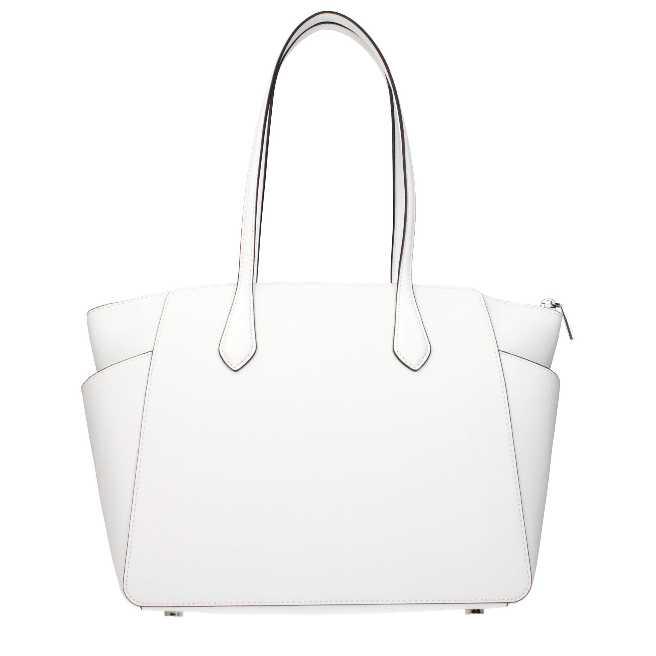 Michael Kors White Leather Shoulder Bag for Women
