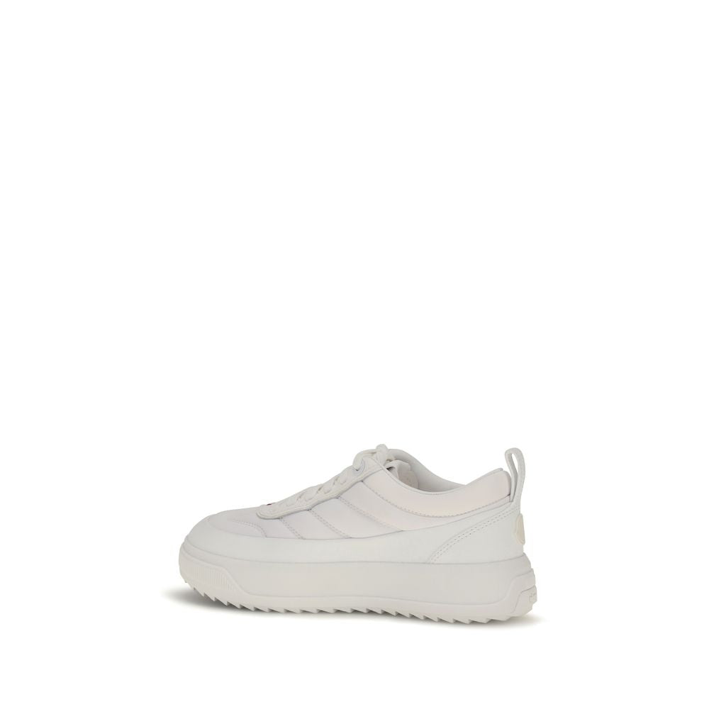 Moncler White Polyamide Athletic Sneakers for Women
