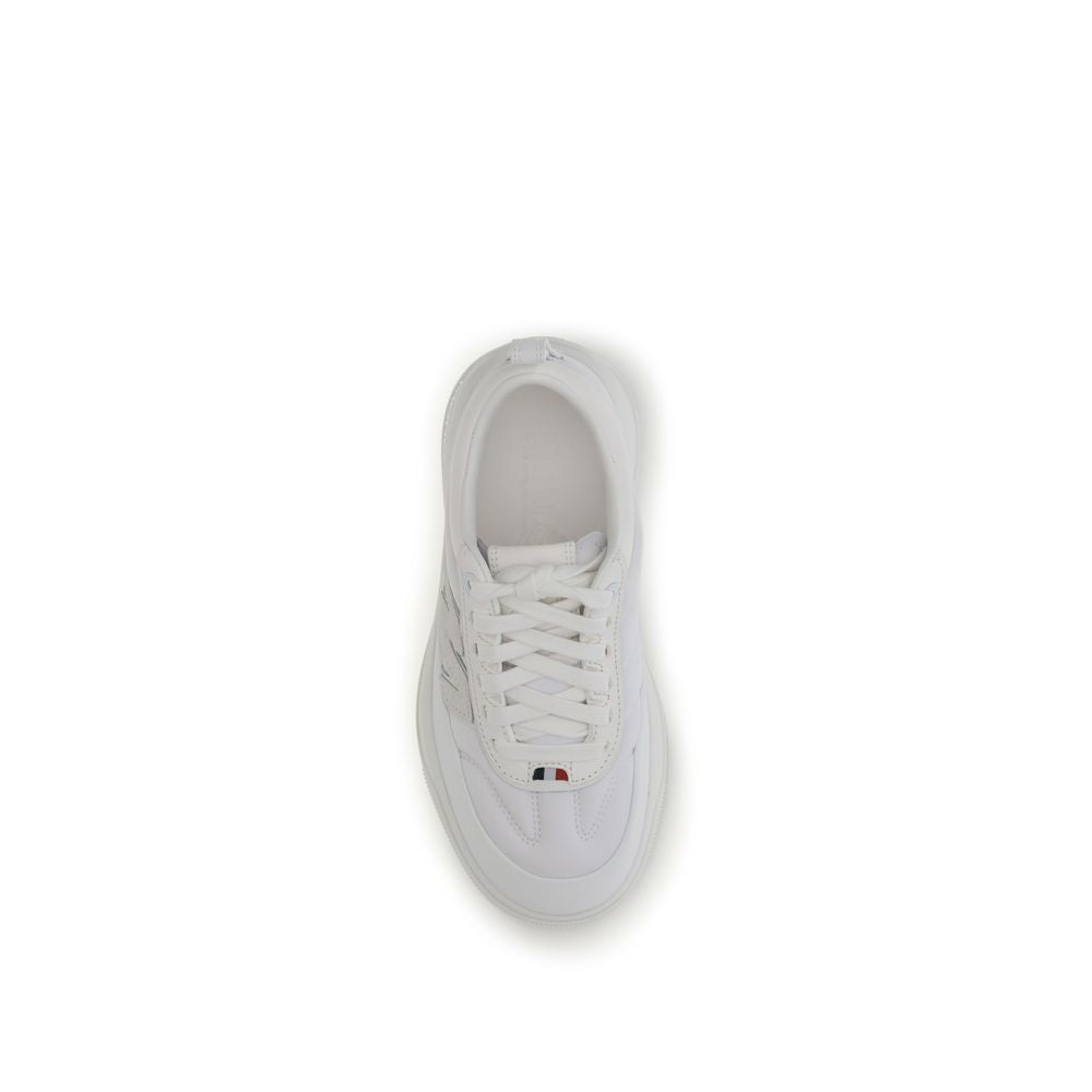 Moncler White Polyamide Athletic Sneakers for Women