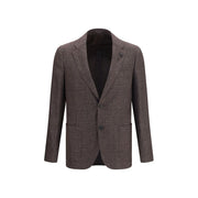 Lardini Brown Wool Oves Aries Blazer