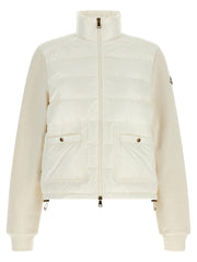 Moncler White Polyamide Cardigan