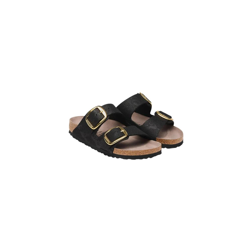 Birkenstock Black Synthetic Flat Sandals for Women