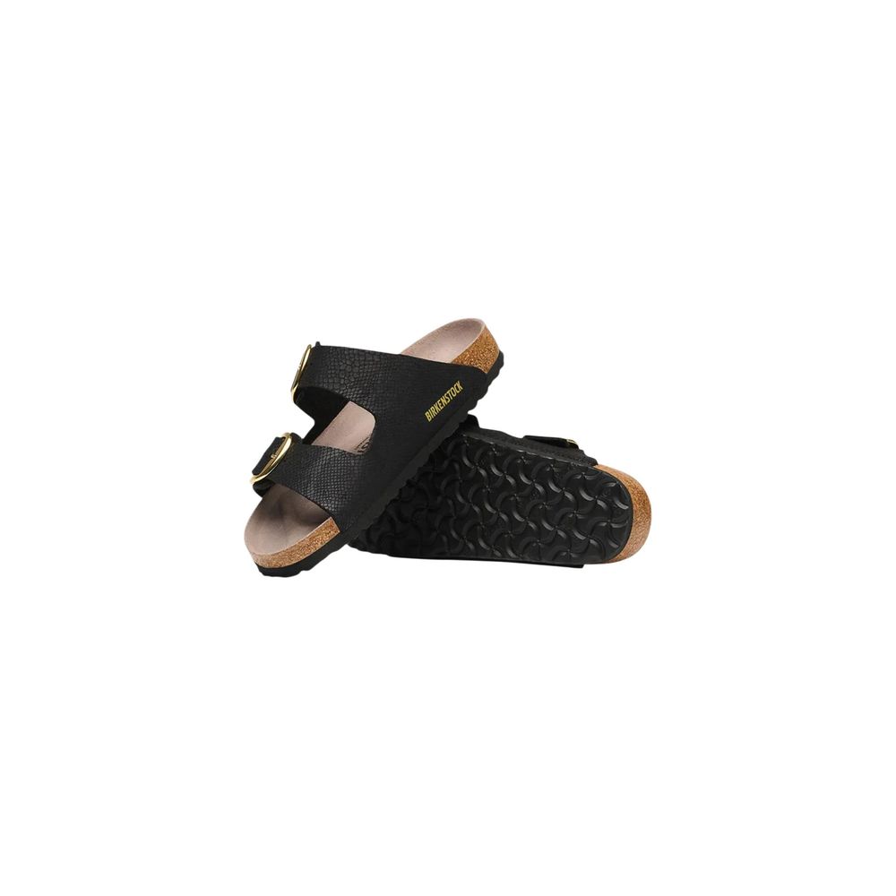 Birkenstock Black Synthetic Flat Sandals for Women