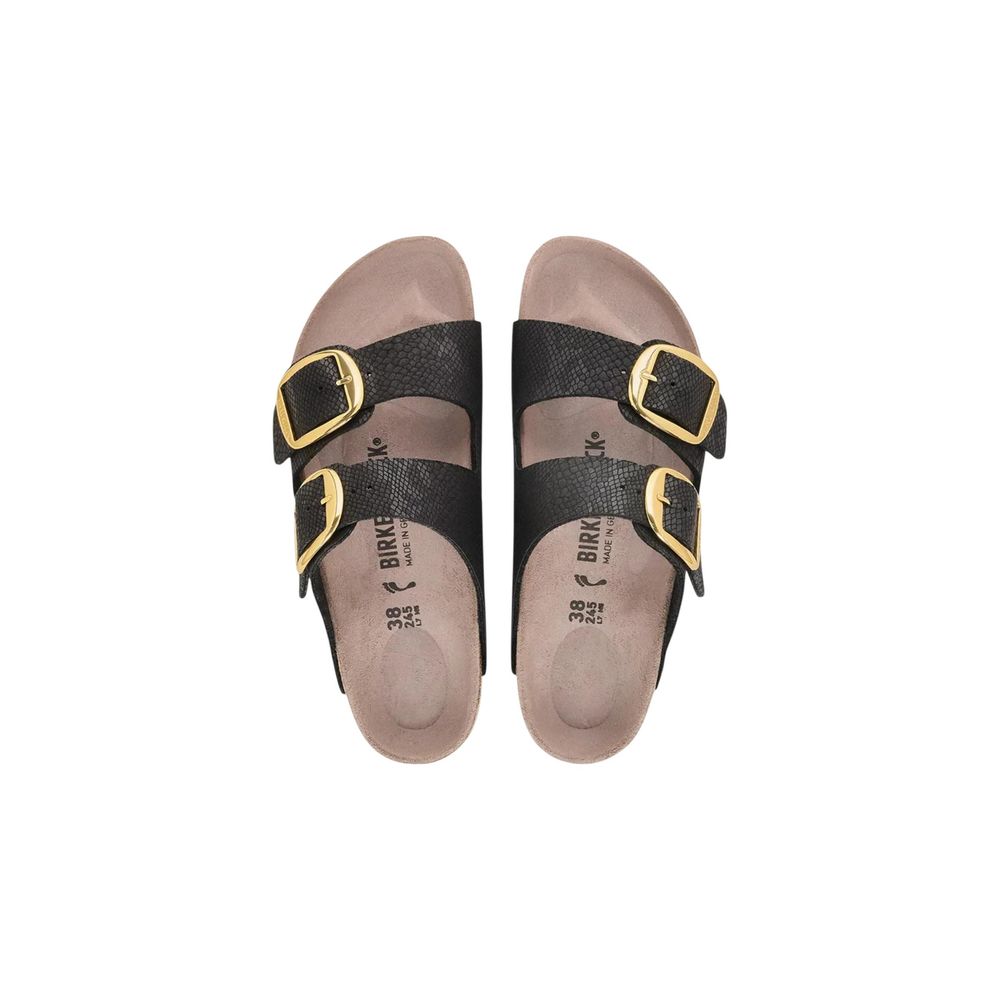 Birkenstock Black Synthetic Flat Sandals for Women