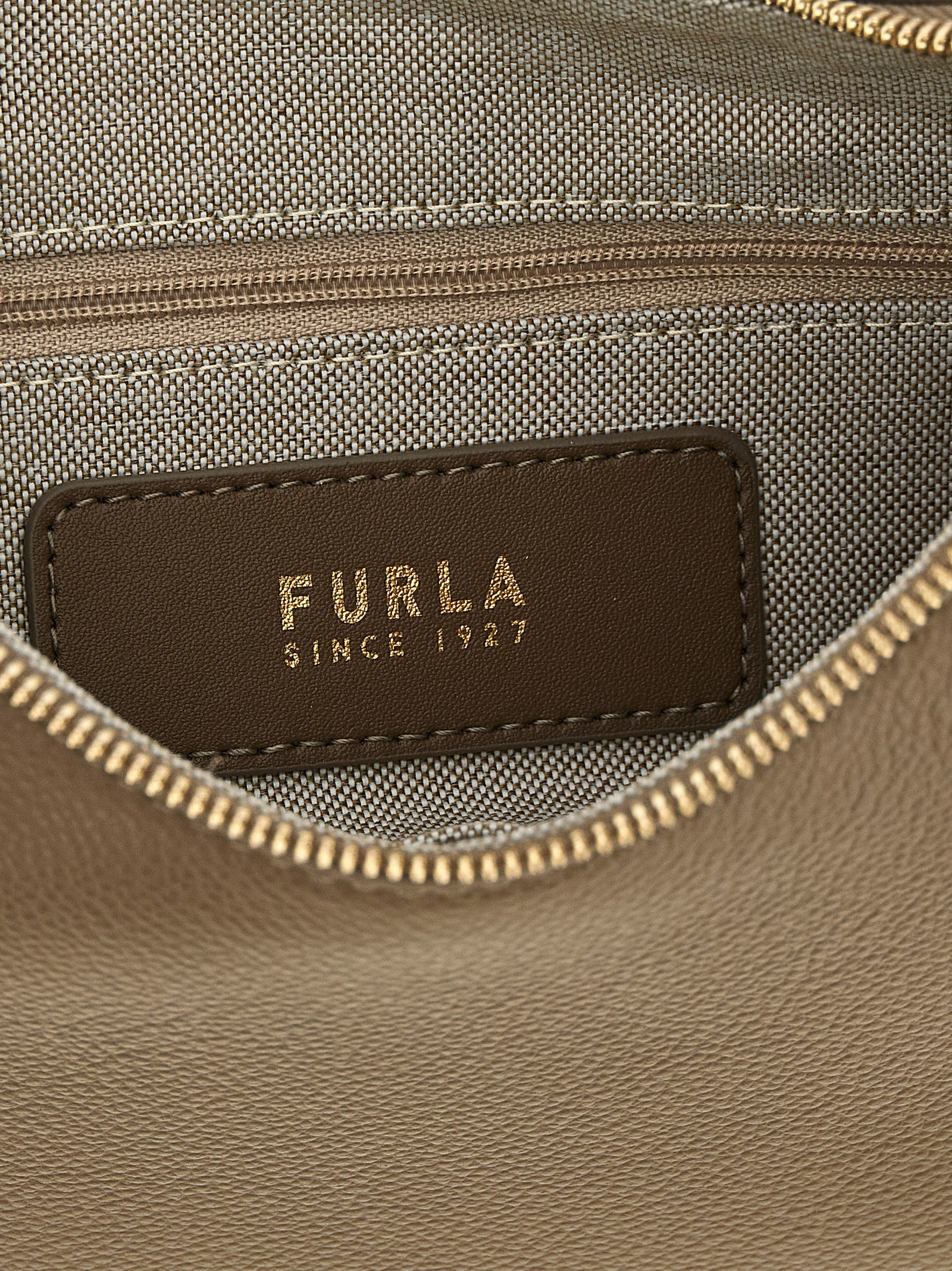 Furla Beige Calfskin Shoulder Bag for Women
