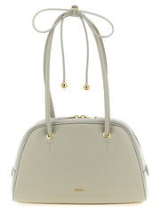 Furla Gray Calfskin Handbag