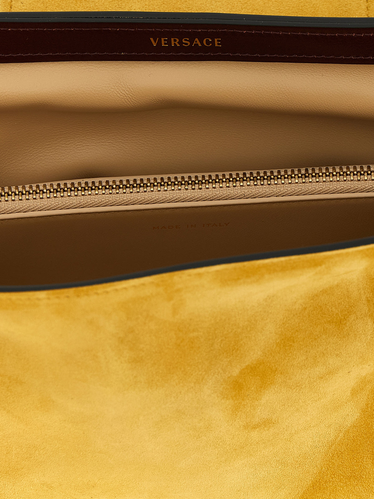 Versace Multicolor Calfskin Clutch Bag