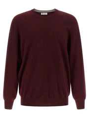 Brunello Cucinelli Bordeaux Cashmere Cardigan