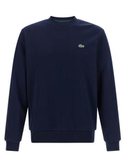 Lacoste Blue Cotton Sweatshirt