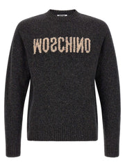 Moschino Gray Wool Cardigan