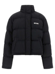 Moschino Black Polyamide Bomber