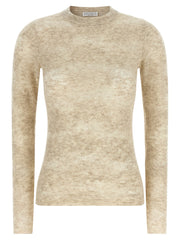 Brunello Cucinelli Beige Silk Cardigan