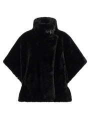 PINKO Black Polyester Coat