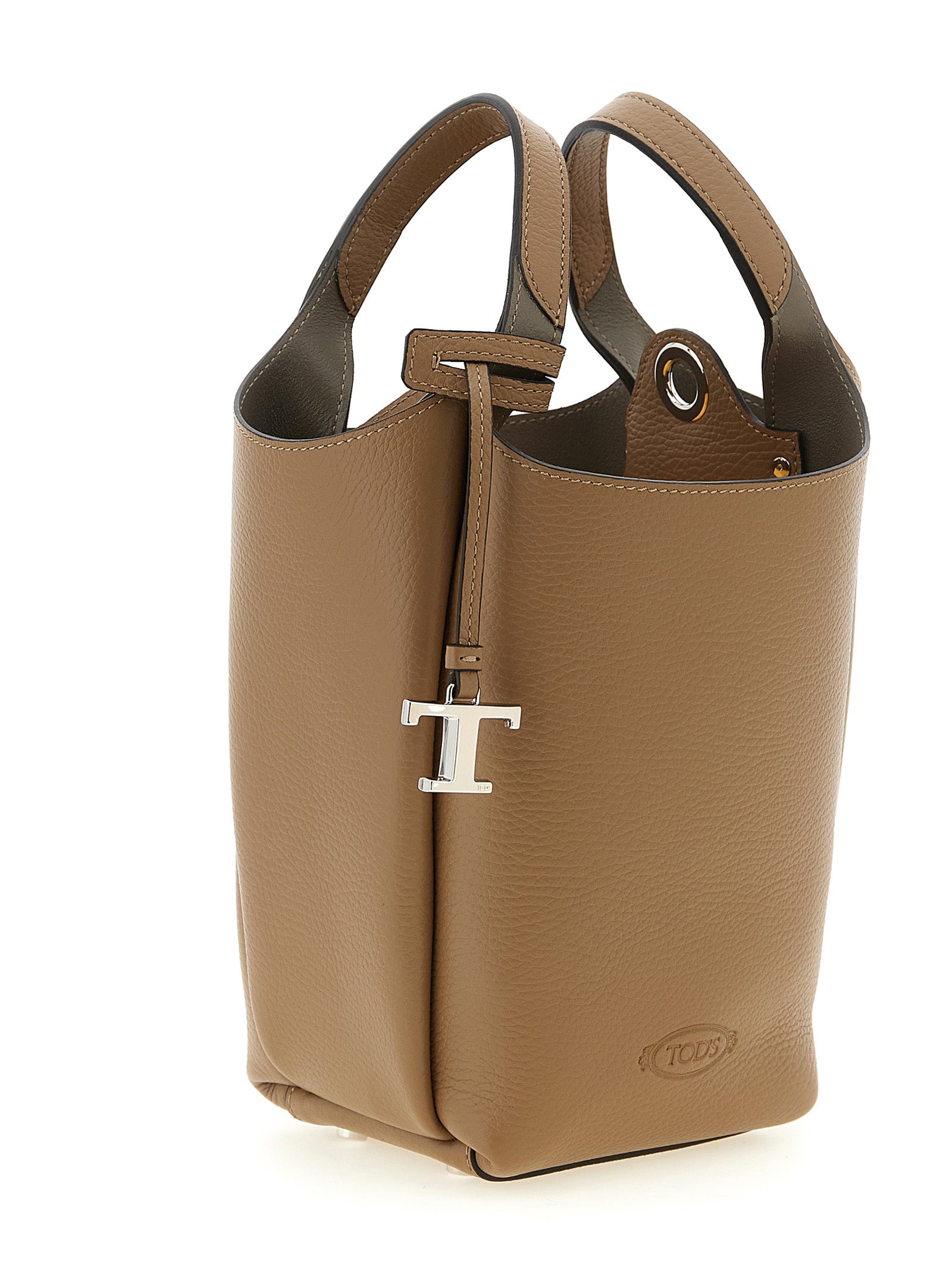 Tod's Brown Calfskin Handbag for Women