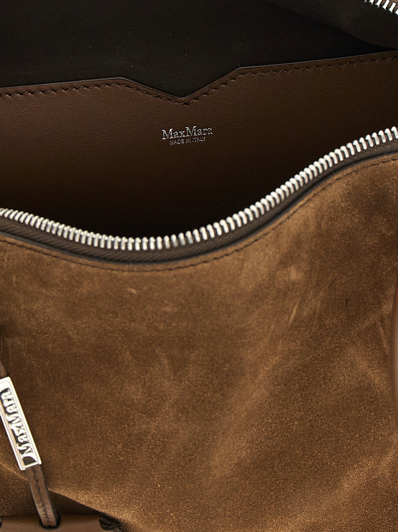 Max Mara Brown Calfskin Shoulder Bag for Women