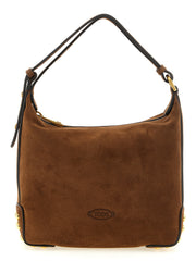 Tod's Brown Calfskin Shoulder Bag for Women
