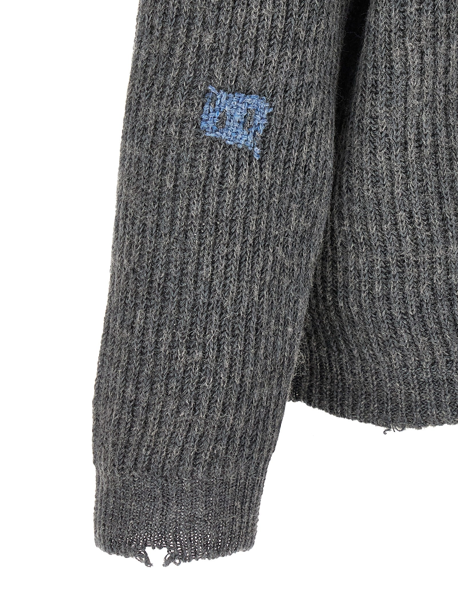 Maison Margiela Gray Linen Cardigan for Men