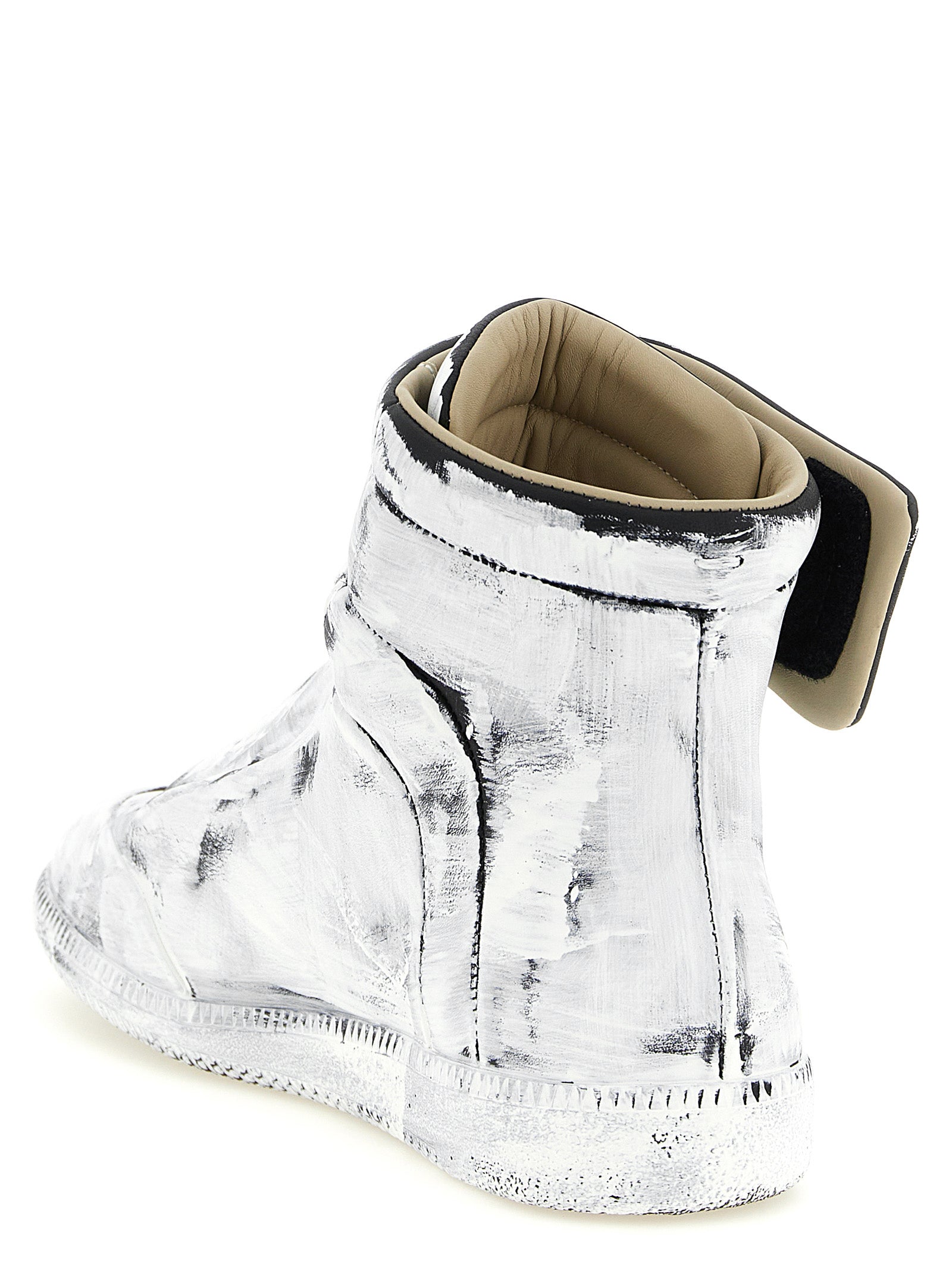 Maison Margiela Bicolor Calfskin Athletic Sneakers for Men
