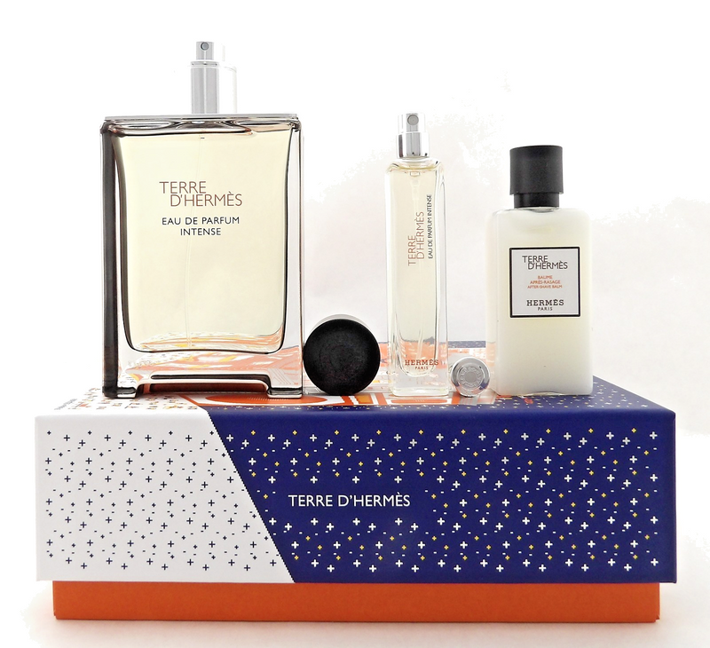 Hermes Terre D'Hermes 3 Pcs Set For Men: 3.3 Eau De Parfum Spray Intense + 0.5 Eau De Parfum Spray Intense + 1.3 After Shave Balm Main image