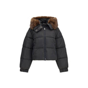 PINKO Brown Goose Down Full-Length Jacket