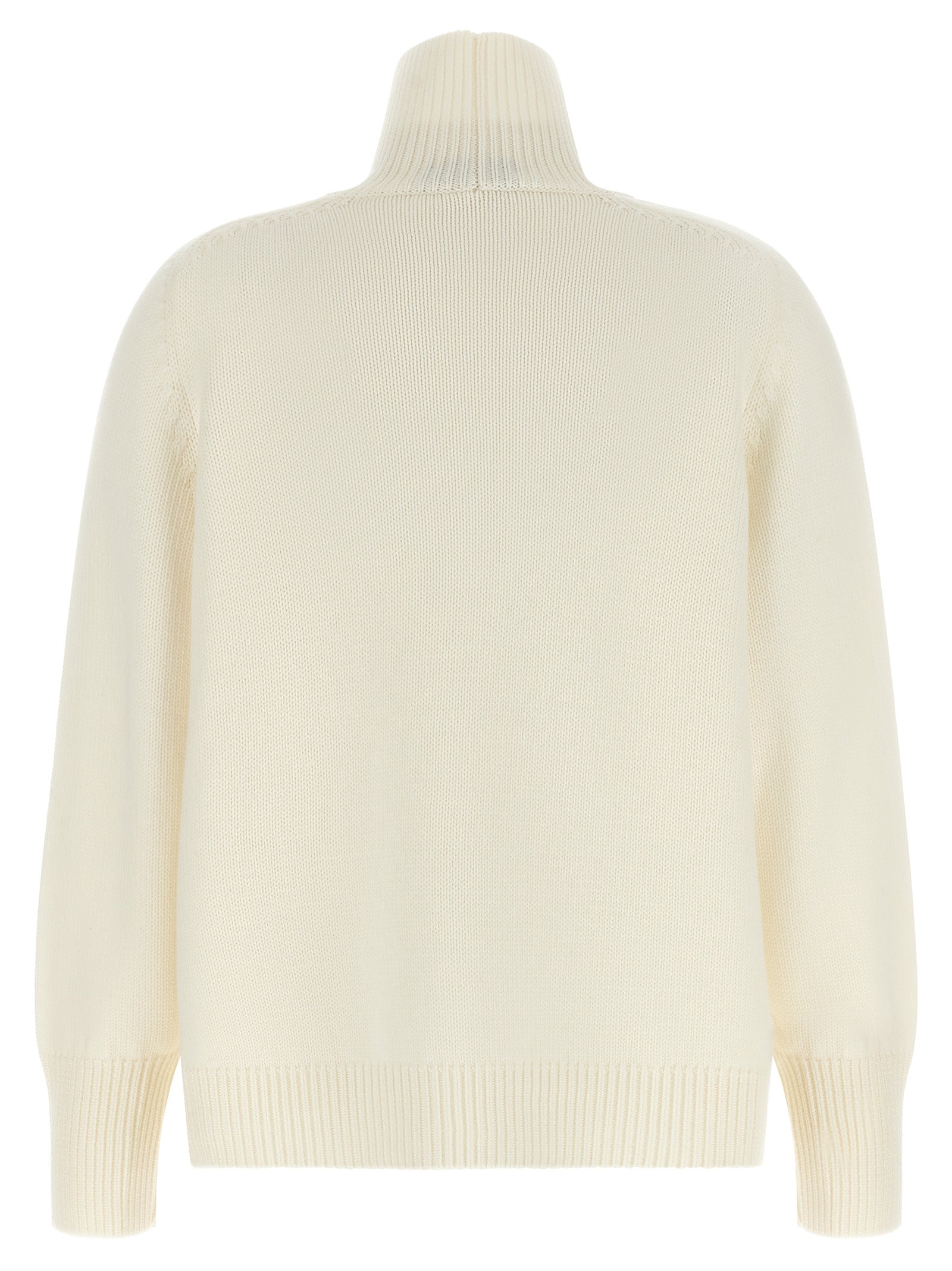 Fabiana Filippi White Virgin Wool Cardigan for Women