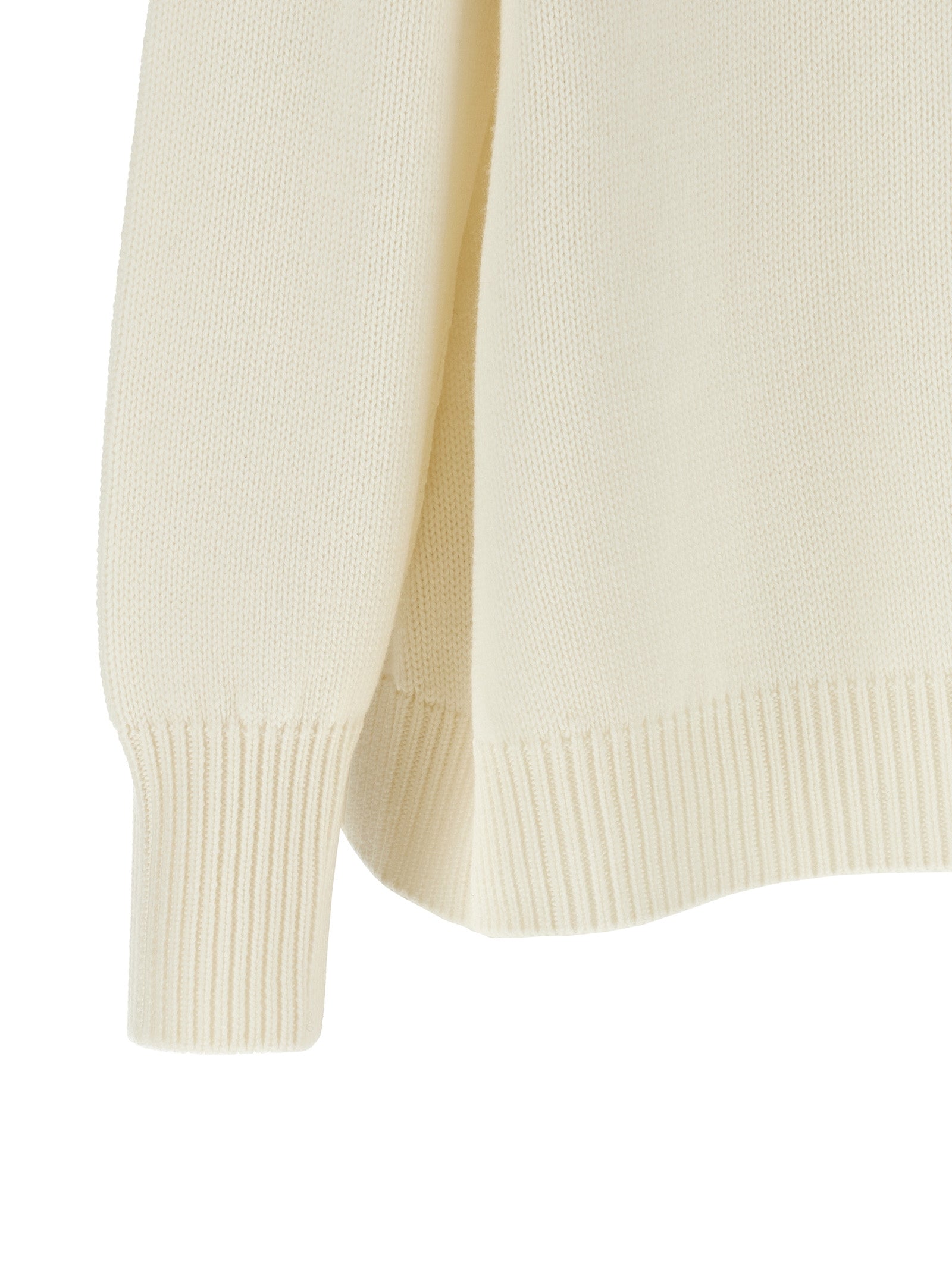 Fabiana Filippi White Virgin Wool Cardigan for Women