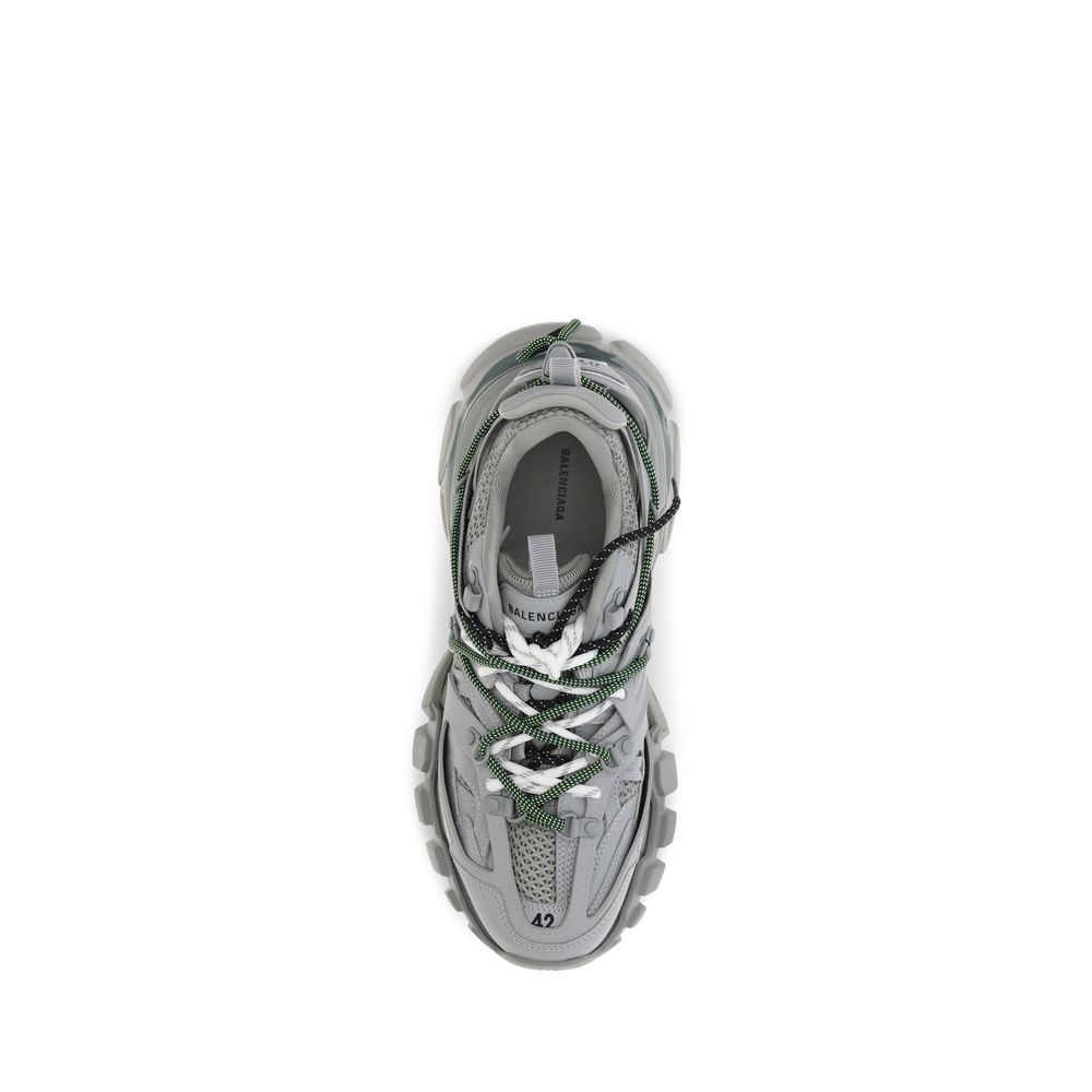 Balenciaga Gray Polyethylene Athletic Sneakers for Men