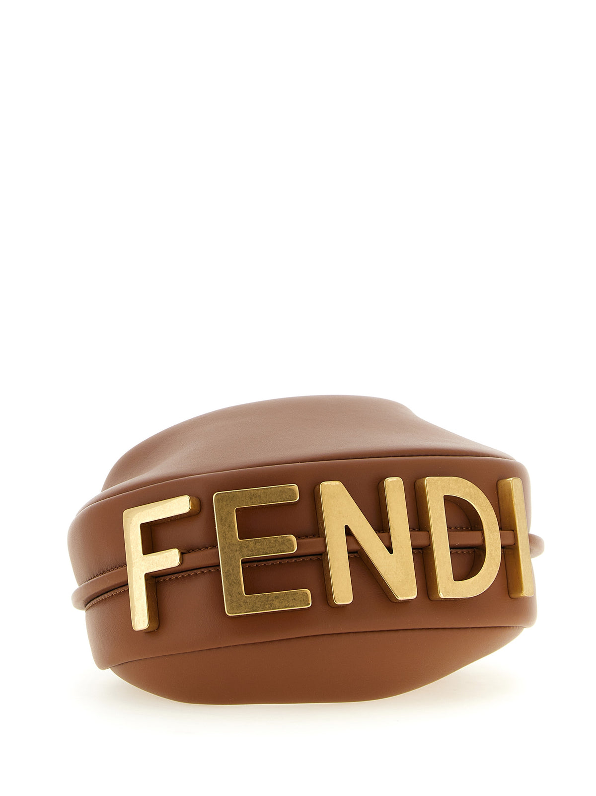 Fendi Brown Calfskin Handbag for Women