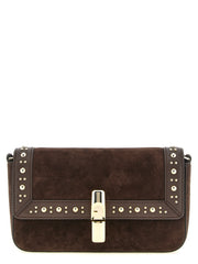 Furla Brown Calfskin Crossbody Bag