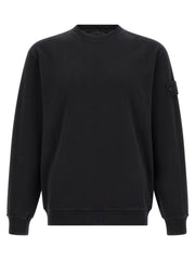 Stone Island Black Cotton Sweatshirt