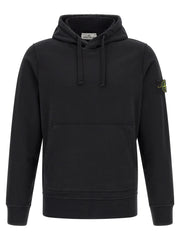 Stone Island Black Cotton Sweatshirt