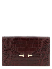 Tom Ford Bordeaux Calfskin Clutch Bag
