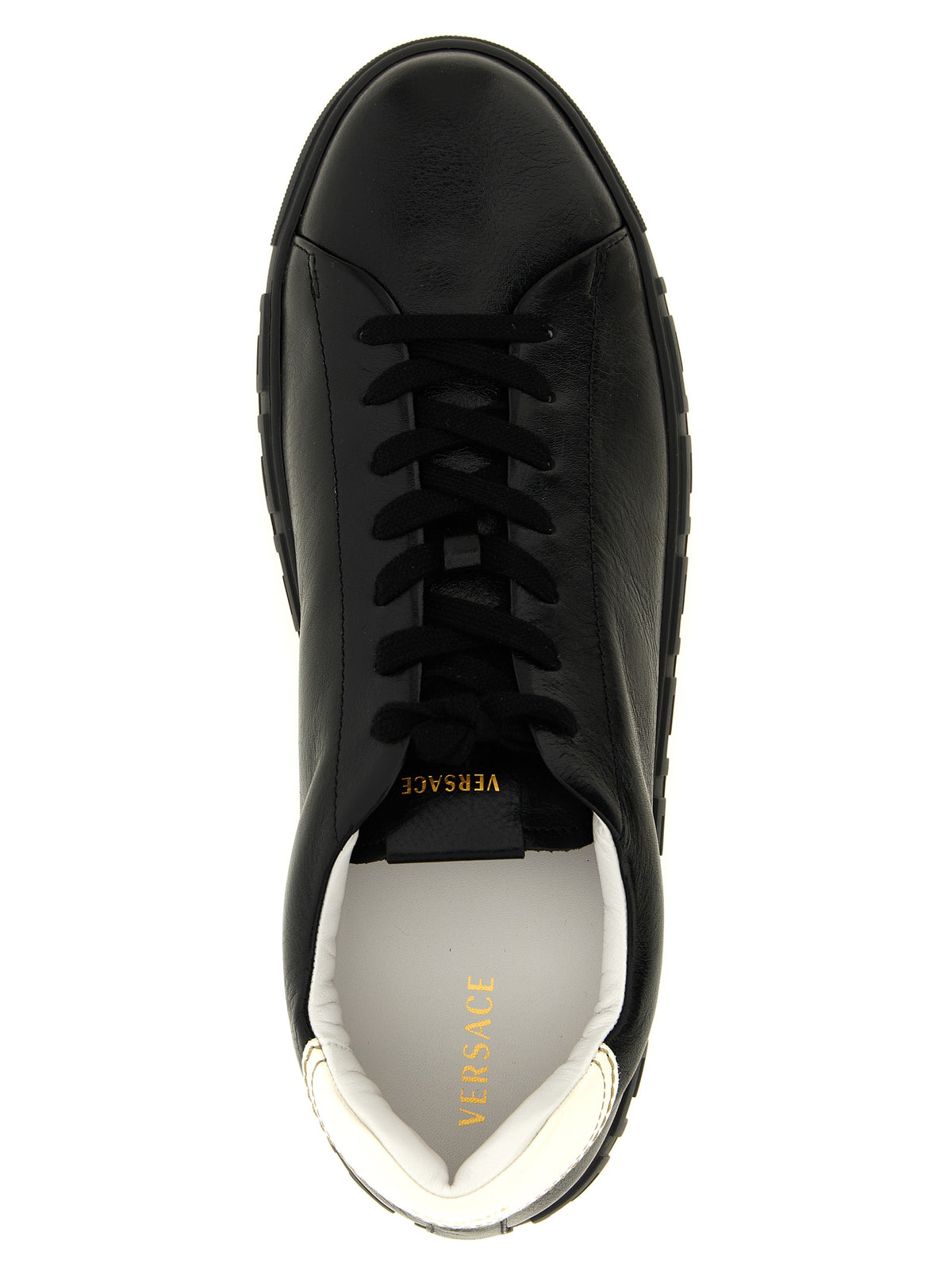Versace Bicolor Calfskin Low Top Sneakers