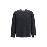 Golden Goose Gray Wool Oves Aries Sweatshirt