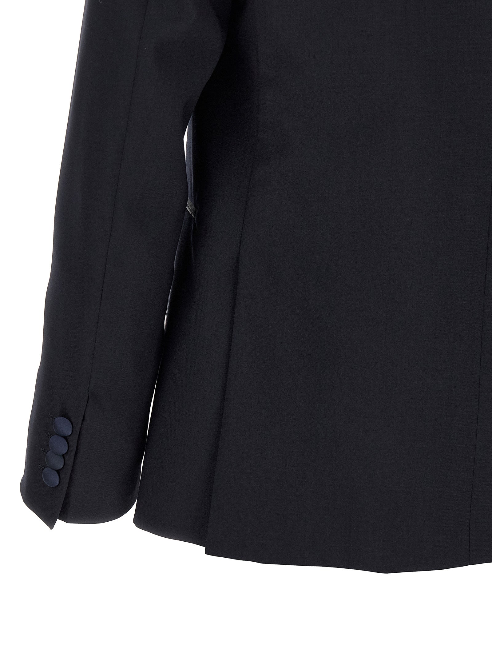 Pal Zileri Black Wool Two-Piece Suit for Men