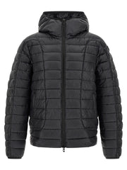 Diesel Black Polyester Full-Length Jacket