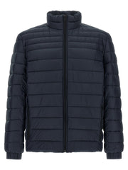 Hugo Boss Blue Polyamide Full-Length Jacket