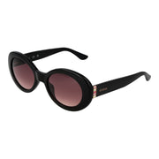 Guess Women's Oval Sunglasses – Black Plastic