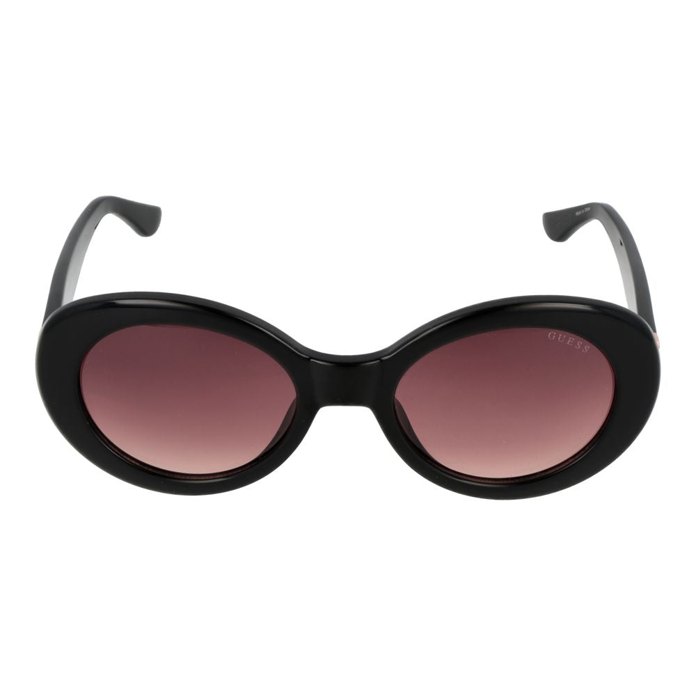 Guess Women's Oval Sunglasses – Black Plastic