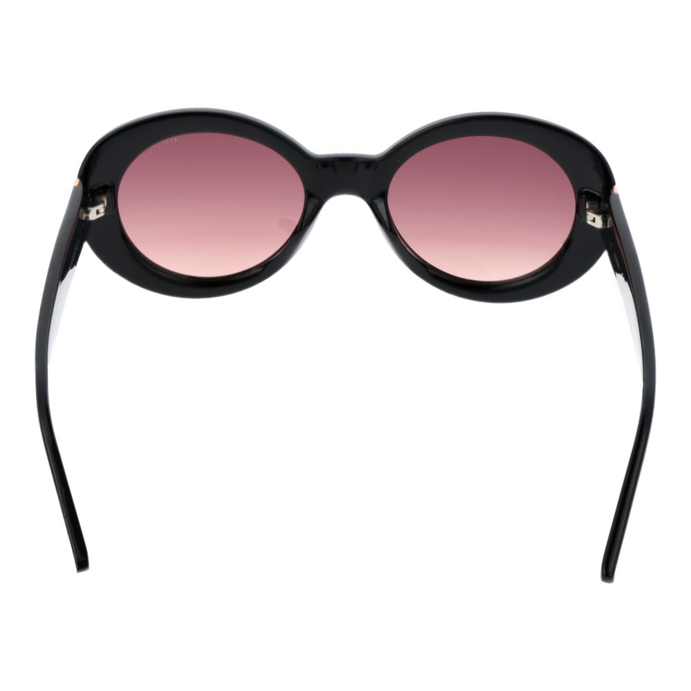 Guess Women's Oval Sunglasses – Black Plastic