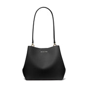 Michael Kors Black Canvas Shoulder Bag