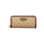 Guess Jeans Beige Polyethylene Wallet
