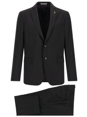 Pal Zileri Gray Wool Two-Piece Suit